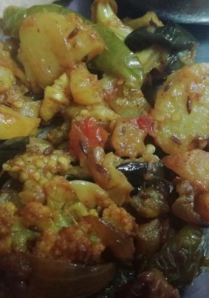 A picture of Mixed veg.