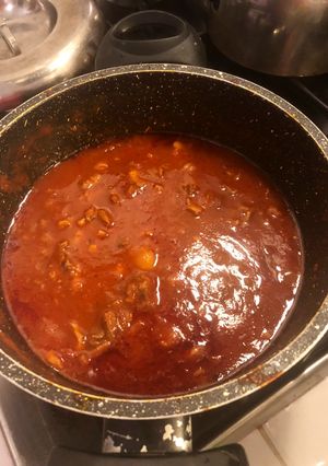 A picture of Ragù or Rudinazzi Sauce.