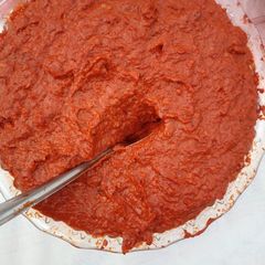 A picture of Red chill chutney.