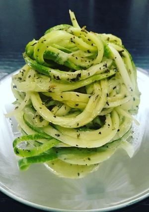 Une photo de Salade de courgette
