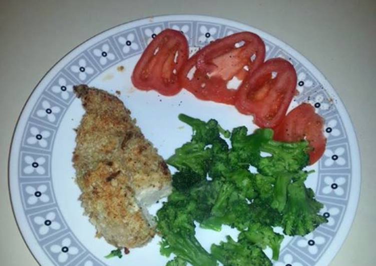 Recipe of Quick Crispy Pesto Parmesan Chicken