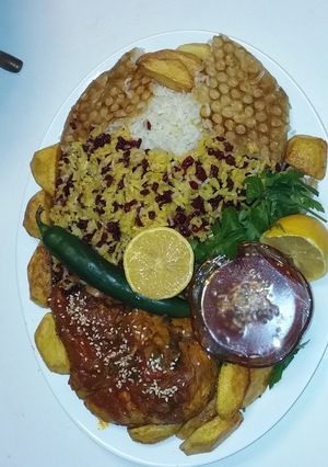 عکسی از دستور زرشک پلو با‌مرغ