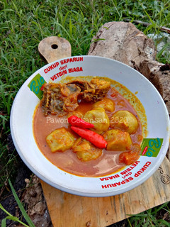 Foto resep Pentol dan Balungan Kuah Pedas