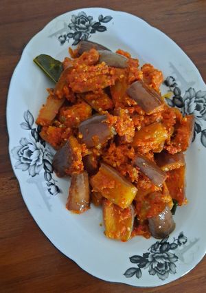 Foto resep Terong balado pedas