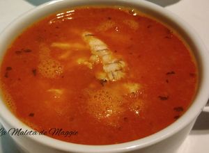 Una foto de Sopa con galeras