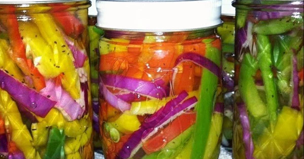 Irvixen's Pickled Bell Peppers Recipe by Irvy Cookpad