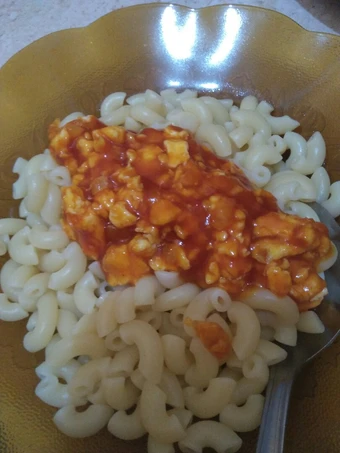 Cara Gampang Membuat Resep Pasta makaroni saos tomat telur yang Uenak Anti Ribet, Sempurna