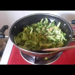 A picture of Garlic Brocolli.
