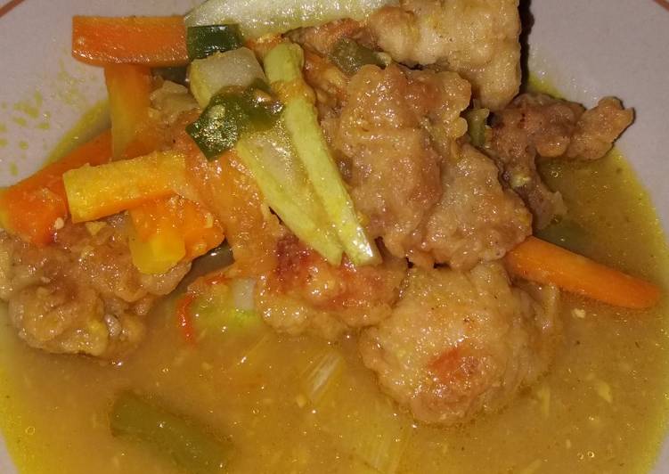 Ayam Crispy Kuah Acar