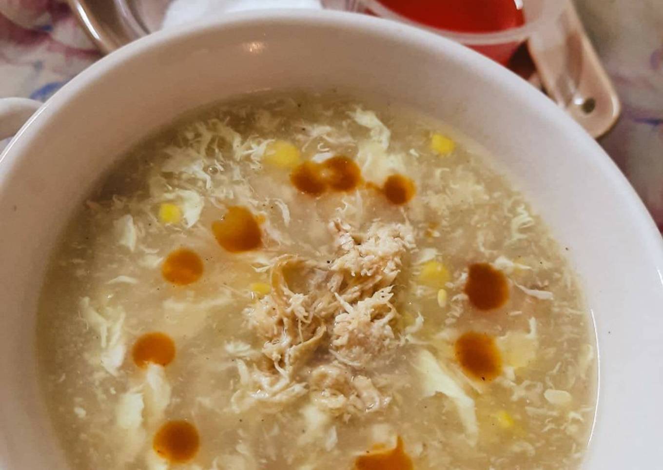 Chicken corn soup