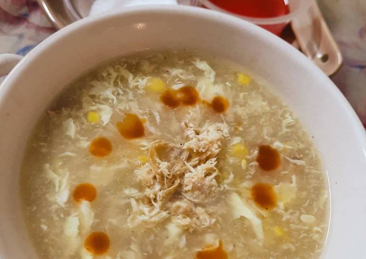Recipe of Super Quick Homemade Chicken corn soup