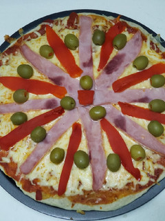Una foto de Pizza argentina