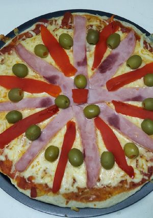 Una foto de Pizza argentina