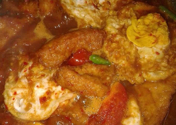 Semur tahu telur