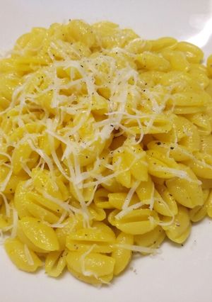 A picture of Malloreddus al Pecorino.