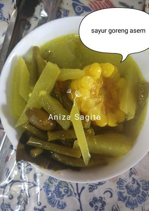 Foto resep Sayur goreng asem daging