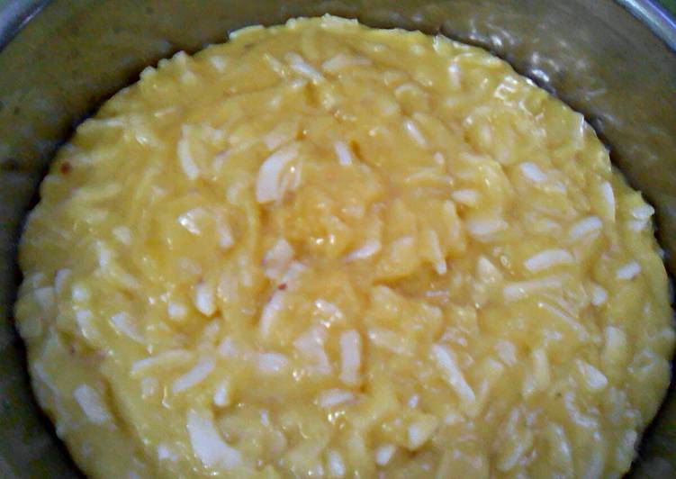 Isian Vla kelapa muda untuk kue sus