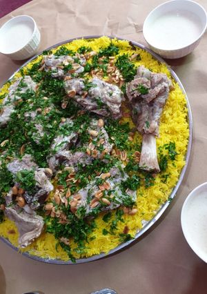 صورة لوصفة منسف الأردني
