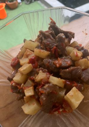 Foto resep Sambel Goreng Daging Kentang Praktis