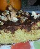Torta de naranja sin lácteos y sin azúcares refinados