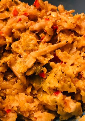 Foto principal de Bacalhao Braz portugués con un toque mediterráneo y ligeramente picante