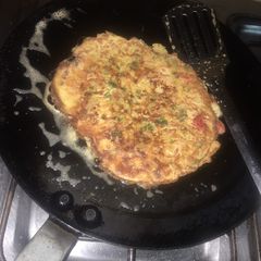A picture of Vegetable omelette.