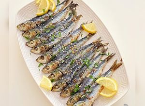 Une photo de Sardines Grillées au Airfryer