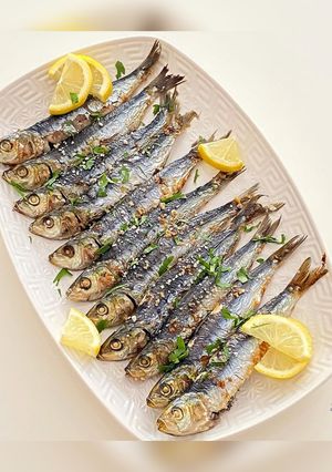 Une photo de Sardines Grillées au Airfryer