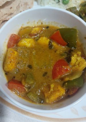 কড়াই পনির(Kadhai paneer recipe in Bengali) রেসিপির প্রধান ছবি