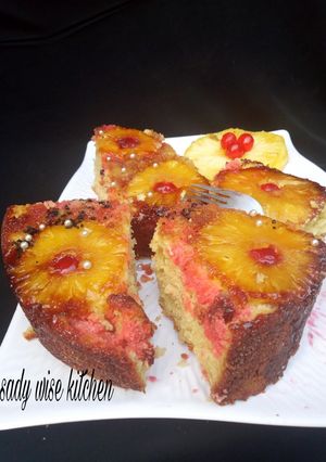 A picture of #cake contest pineapple cake.