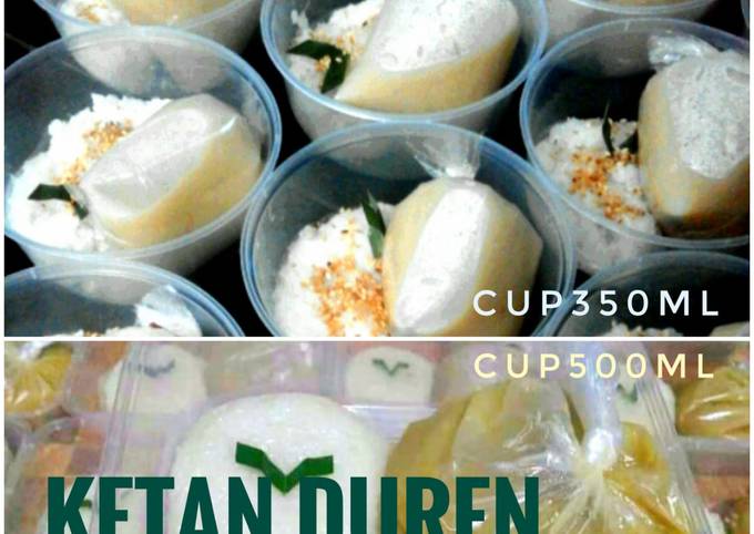 Bagaimana Menyiapkan Ketan Duren Kedai QueenTa Anti Gagal