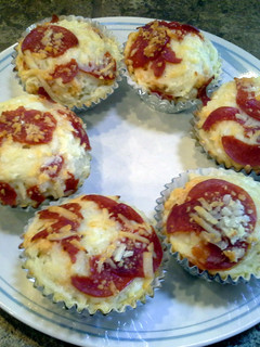 A picture of Pizza Cupcakes - Tasty Little Treats!.