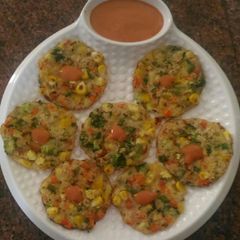 A picture of Oats Colourful Mini Chilla.