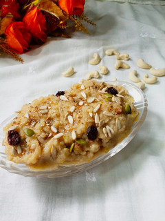 A picture of Rava banana halwa.