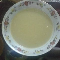 A picture of Homemade condensed milk.