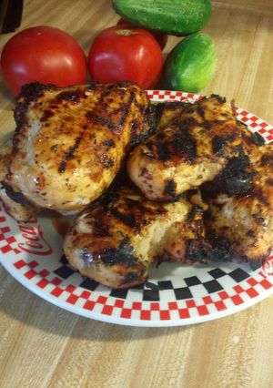 A picture of Italian chicken.