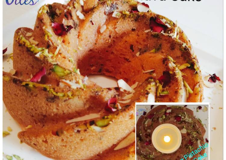 Easiest Way to Make Ultimate Rose Pistachio Mava Cake