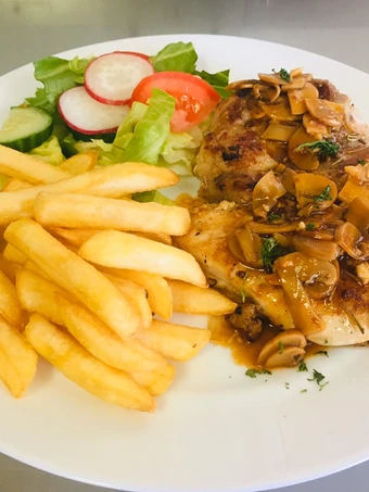 Cara Mudah Membikin Resep Rosemarry Chicken Steak With Mushrooms Sauce yang Bikin Ngiler Anti Ribet, Mantap