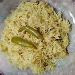 A picture of Chana Pulao.
