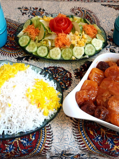 عکسی از دستور خورشت آلو قیصی
