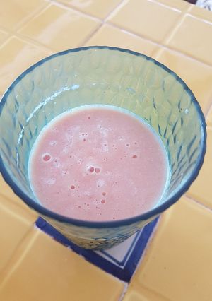 Una foto de Licuado de papaya