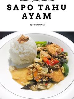 Foto resep Sapo Tahu Ayam