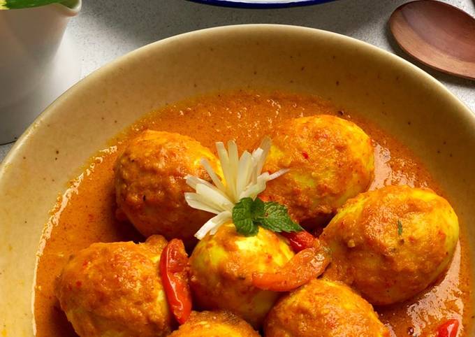 Resep Gulai Telur, Bisa Manjain Lidah