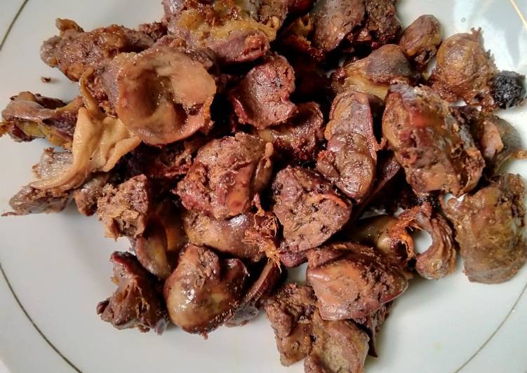 Resep Ati Ampela goreng Anti Gagal