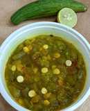 Snake Gourd chana Dal Sabji