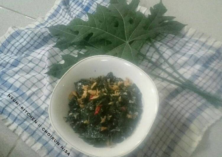 Resep Tumis Daun Pepaya Jepang, Lezat