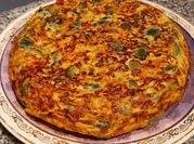 Una foto de tortilla de zapallito