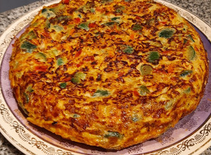 Una foto de Tortilla de zapallitos