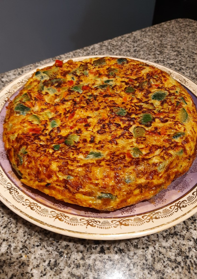 Una foto de Tortilla de zapallitos