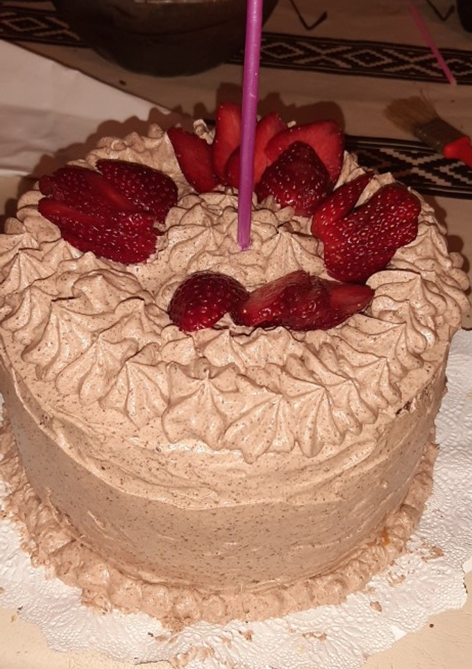 Una foto de Bizcochuelo de canela y chocolate